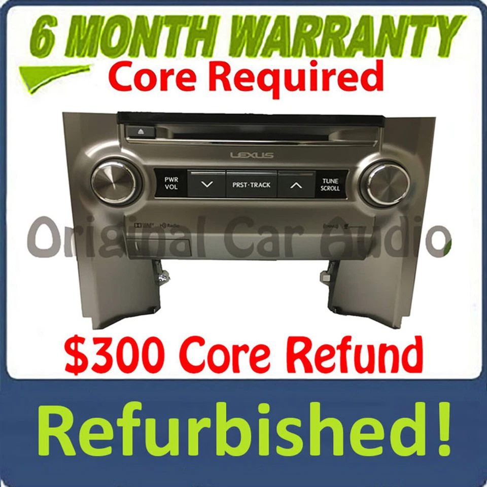 Lexus GX460 Gracenote Navigation HD Radio AM FM CD player Receiver GPS OEM - Image 1 of 4