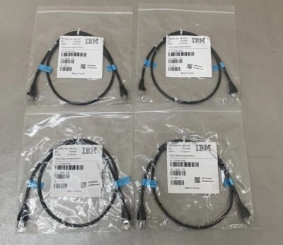 (Lote de 4) Cable Ethernet IBM 86Y4762 Cat5e blindado 1 GbE 900 mm (35" ea) Foto 1 de 4