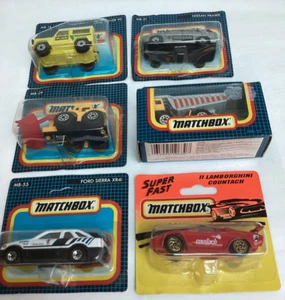 6 X Vintage Matchbox Cars. Blister Packed. (F) - Picture 1 of 14