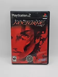 Shin Megami Tensei: Nocturne (Sony PlayStation 2, 2004) Cib! Testato e come nuovo! - Foto 1 di 11