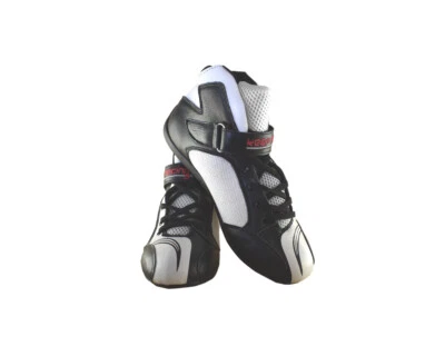 Sportschuh keep-racing®, BOOST ONE, schwarz / weiß, Leder, Größe 34 - 49