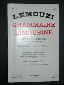 Lemouzi grammaire limousine - M. Tintou - 1973 n°48 - Picture 1 of 1