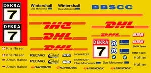 #7 Calcomanías tobogán acuático Kris Nissen DHL KAFER VW Group 5 1/43rd - Imagen 1 de 2