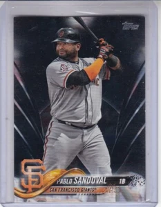 PABLO SANDOVAL 2018 TOPPS UPDATE BLACK PARALLEL #44/67 #US24 GIANTS - Picture 1 of 2