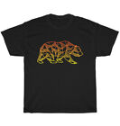 Geometric Bear Retro Wild Animal Lover T-Shirt Unisex Funny Tee Gift S-5XL NEW