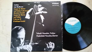 Beethoven Sonata for Piano/Violin *White Turquoise Eterna 1st Press '65 LP*NM - Picture 1 of 2