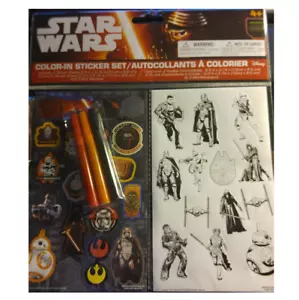 Star Wars Das Erwachen der Macht Color-In-Sticker Set - Bild 1 von 1