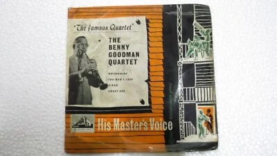 BENNY GOODMAN AND QUARTET 7EG 8154  RARE SINGLE 7" 45 GT BRITAIN record EX Foto 1 de 4