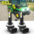2 EX Bright LED light bulbs for Deere Gator TH TX XUV Diesel 4x2 6x2 AM118013