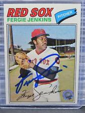 Trading Card Fergie Jenkins Signed Auto Autograph Red Sox MLB COA Authentic