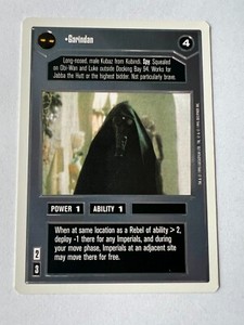 Star Wars CCG WB Premiere Unlimited Garindan FS Eligible Dollar Rare