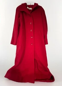 Talbots Petites Size 4 Red Layered Coat Jacket - Picture 1 of 5