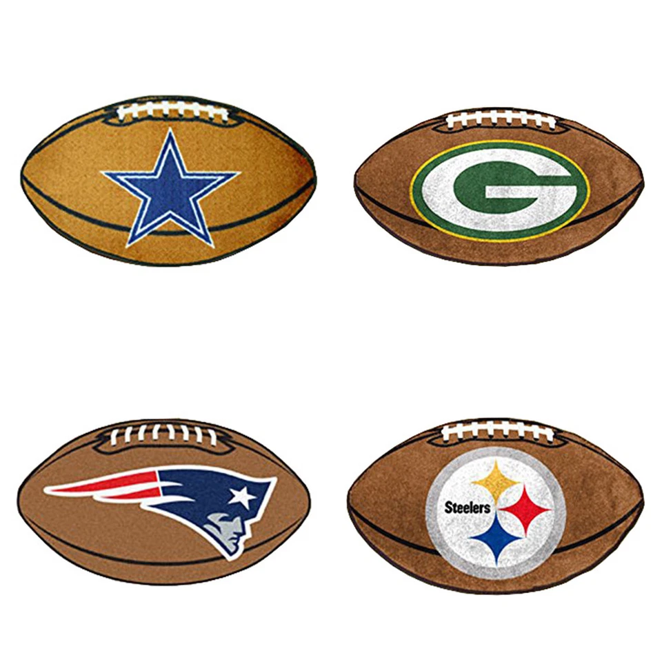 New NFL - Football Rug 20.5 x 32.5 Inch Non Skid Rug Mat Floor Protector - Image 1 of 1