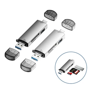 6 in 1 Card Reader Memory Card Reader USB 3.0 Type-C Reader SD OTG Adapter Micro - Picture 1 of 14