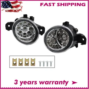 RH / LH LED Fog Lights Assembly For Nissan Altima Maxima Sentra Rogue Pathfinder - Picture 1 of 9