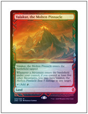 1x Foil Valakut, the Molten Pinnacle, Zendikar Rising Expedition, Magic MTG