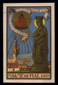 santino cromo-holy card N.DAME DE HAL. - Picture 1 of 1