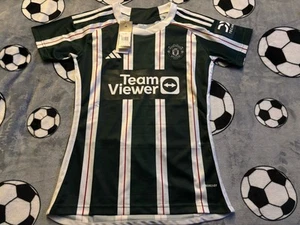 Manchester United Adidas 23/24 Away Football Shirt BNWT Size S - Picture 1 of 7