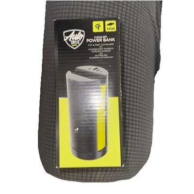 Auto Drive Qi Wireless Cup Holder Power Bank Universal Fit New - Image 1 of 4