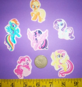 New My Little Pony's Iron-ons Fabric Appliques Iron-ons - Picture 1 of 1