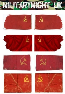 FIGURAS ESCALA 1/32 - 1/35 BANDERAS MODELO DIORAMA SOVIÉTICO DESGARRADO POR LA GUERRA CALCOMANÍAS - Imagen 1 de 1