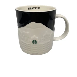 Starbucks Seattle City 3D Relief Collector Series 2012 Coffee Cup Mug 16oz - Picture 1 of 4