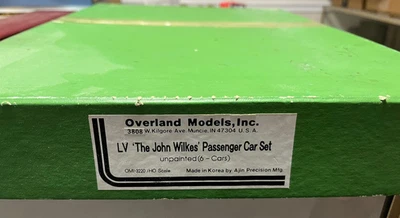 HO BRASS  Lehigh Valley 6 car Passenger Set John Wilkes OMI Ajin See Description - Image 1 of 4