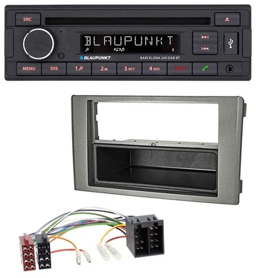 Blaupunkt USB DAB CD Bluetooth MP3 Autoradio für Iveco Daily (06-14) dunkelgrau - Bild 1 von 4