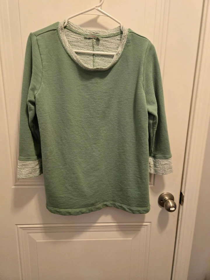 Camisa manga 3/4 Fresh Produce para mujer - talla SM - bonita verde Foto 1 de 1