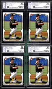 2023 Bowman Draft - Paul Skenes BD-14 - MGCO 10 Gem Mint - Menge - Bild 1 von 4