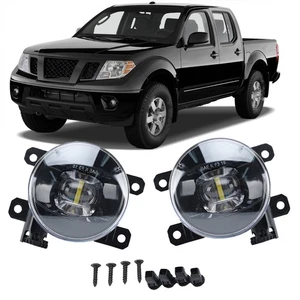 LED 30W Pair Bumper Fog Lamp Light For Nissan Frontier 2010-19 Xterra 2005-2015 - Picture 1 of 17