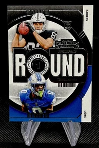 2024 Panini Contenders Round Numbers Brock Bowers / Terrion Arnold #23 RC - Bild 1 von 2