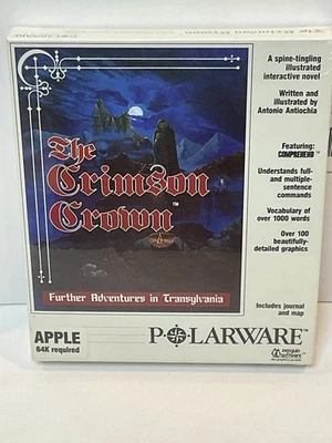 Vintage Apple II Game POLARWARE The Crimson Crown NOS Sealed - Image 1 of 4