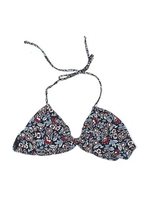 Blusa de banho Abercrombie & Fitch feminina azul P - Imagem 1 de 2