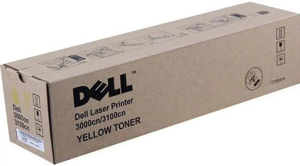 Original Dell Toner Cartridge P6731 Yellow New Sealed Box We Ship Fast - Image 1 of 1