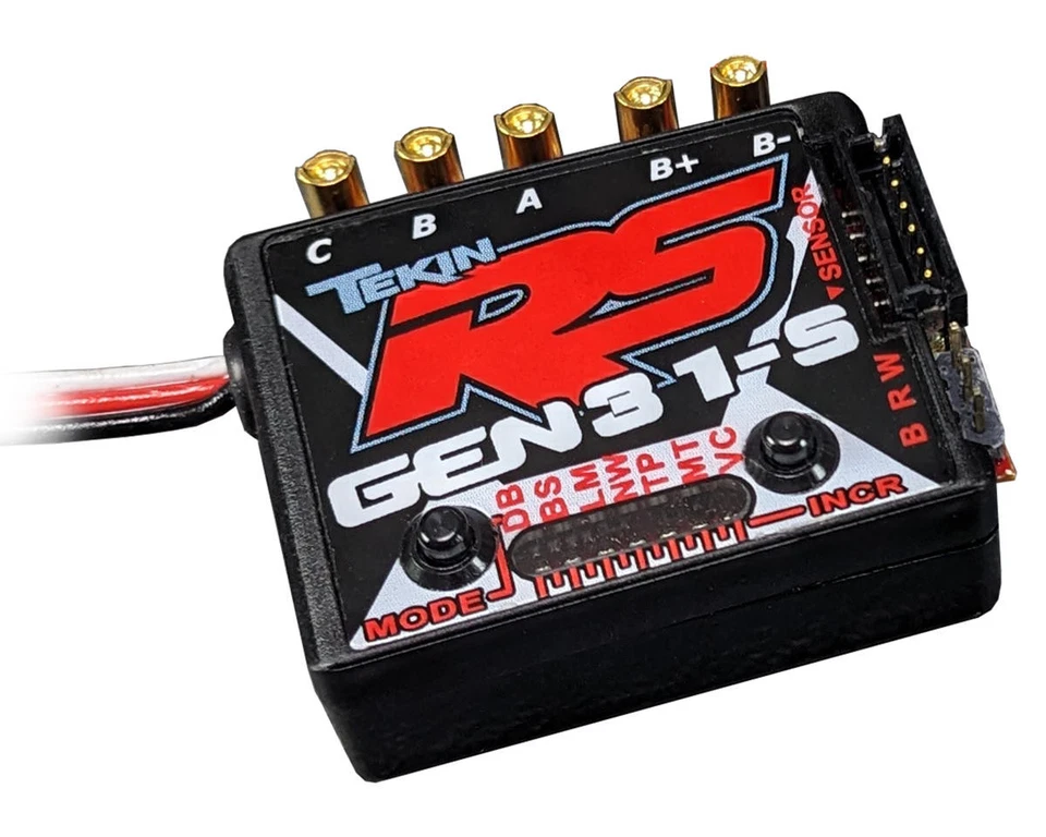 Tekin RS Gen3 BL 1S 1/12 Sensored Brushless/Brushed ESC [TEKTT1162] - Image 1 of 1
