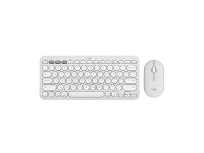 Logitech Pebble 2 Combo Wireless Quiet Keyboard and Mouse, Customisable, Logi - Image 1 of 4
