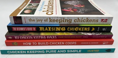Chicken Keeping and Raising Books Lot Of 5 Books in VGC Homesteading  (506) Foto 1 de 4