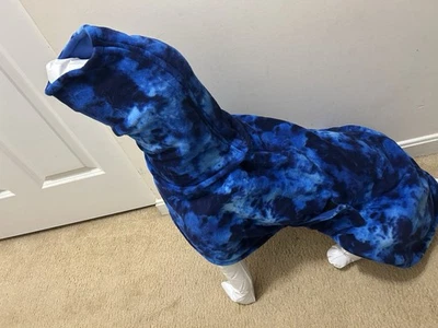 Greyhound Sighthound Dog Coat With Snood Double Layer Fleece  30 Inch - Image 1 of 3
