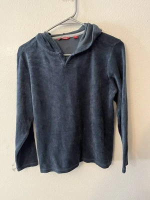 Union Bay blue hoodie sweatshirt boys size Medium 10-12 Velour - Image 1 of 3