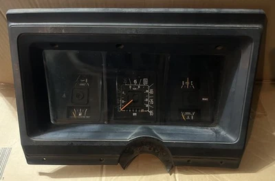 Velocímetro de tablero negro 75-91 Ford Econoline E150 E250 E350 Van Foto 1 de 4