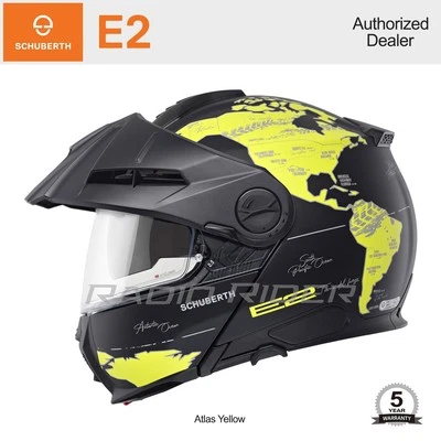 NEW Schuberth E2 Motorcycle Flip-Up Helmet | Atlas Yellow | M | Free Shipping - Image 1 of 4