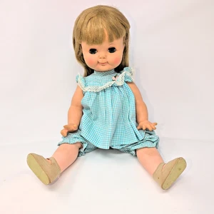 Vintage 1962 Eefanbee Gumdrop Doll All Original Including Gingham Clothes Blond - Bild 1 von 9