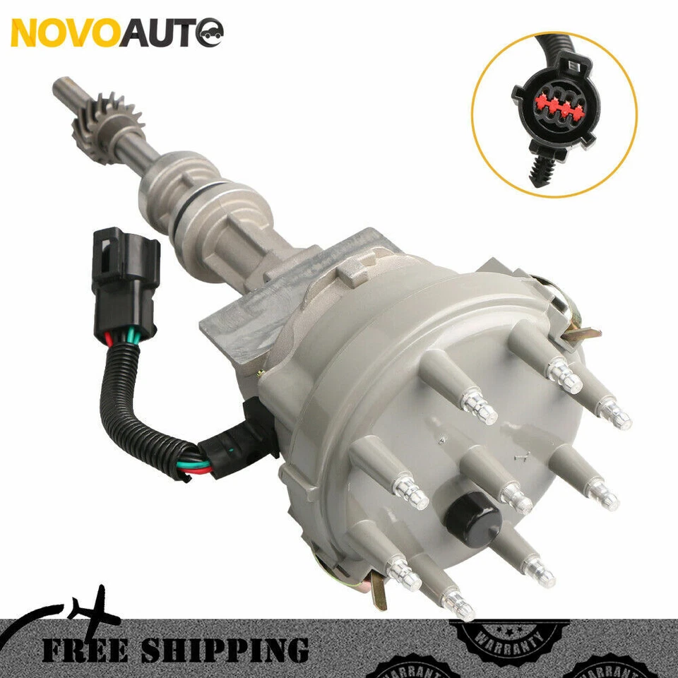 Ignition Distributor +rotor For 92-96 Ford F150/250 E150 Bronco 5.0L DA2064 FD16 - Image 1 of 4