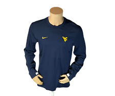 Nike Dri Fit Mens West Virginia Mountaineers LS Shirt size Large NWT$75