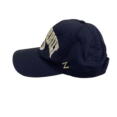 Vanderbilt Zephyr Unisex Baseball Hat Cap Black Snap Back w/Gold Embroidery Logo - Image 1 of 4