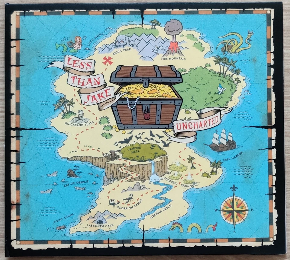 Less Than Jake - Uncharted  Digisleeve CD  (2024, Pure Noise Records)  - Bild 1 von 3