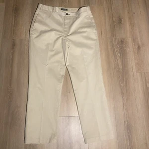 Orvis khakifarbene Herrenhose Gr.36 Field 8K4Y 100 % Baumwolle ultimative einfache Vorderseite entspannt - Bild 1 von 9