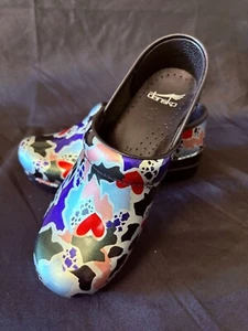 Dansko Professional Leather Clogs in Fashion Colors Work Shoes SZ 37 - Picture 1 of 7