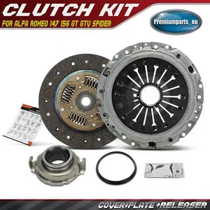Clutch Kit (Cover+Plate+Releaser) for Alfa Romeo 147 156 GT GTV Spider 2000-2010 - Picture 1 of 9